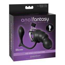 Anal Fantasy Cage de chasteté + Plug Cock Blocker 12.5 x 4.5 cm